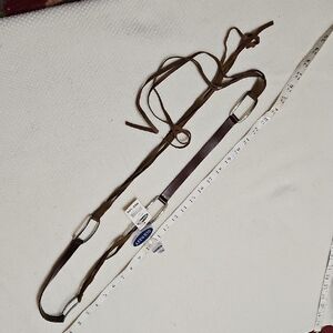 Classic Brown Leather Suspenders for Men